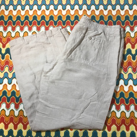 Nic+Zoe wide leg linen pants size 8 - Picture 4 of 6